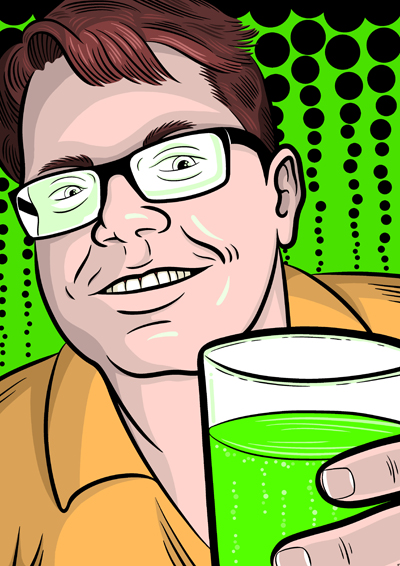 Le Mari Avec Le Sourire Sournois Et Le Liquide Mystérieux (Joel Yanek)
